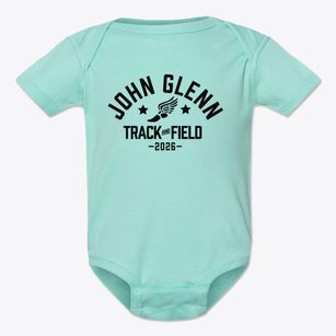 John Glenn Middle School Track and Field Baby Onesie