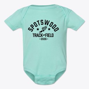 Spotswood Elementary School Track and Field Baby Onesie