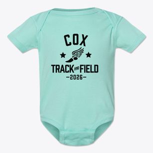 Frank W. Cox High School Track and Field Baby Onesie