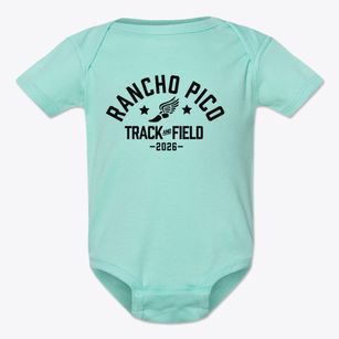 Rancho Pico Junior High School Track and Field Baby Onesie