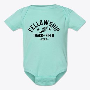 Fellowship Christian School Track and Field Baby Onesie