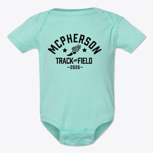 Mcpherson Magnet School Track and Field Baby Onesie