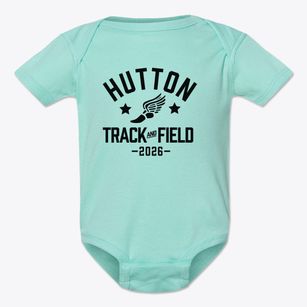 Hutton Elementary School Track and Field Baby Onesie