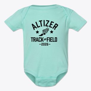 Altizer Elementary School Track and Field Baby Onesie