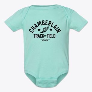 Chamberlain Elementary School Track and Field Baby Onesie