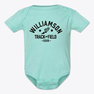 Williamson Middle School Track and Field Baby Onesie
