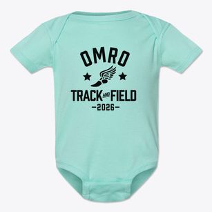Omro Elementary School Track and Field Baby Onesie