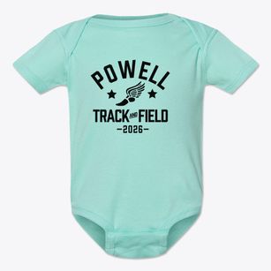 Powell Elementary School Track and Field Baby Onesie