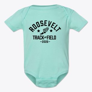 Roosevelt Elementary School Track and Field Baby Onesie