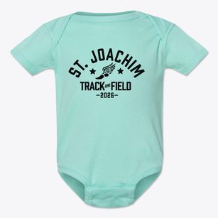 St Joachim Parish Track and Field Baby Onesie