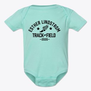 Esther Lindstrom Elementary School Track and Field Baby Onesie