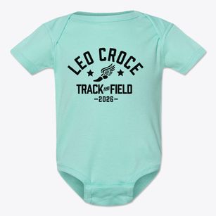 Leo Croce Elementary School Track and Field Baby Onesie