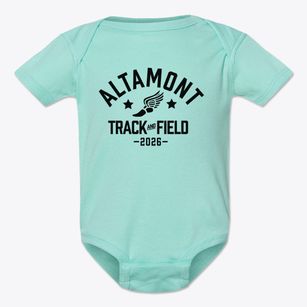 Altamont School Track and Field Baby Onesie