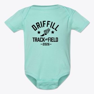 Driffill Elementary School Track and Field Baby Onesie