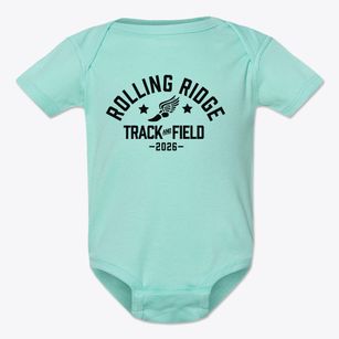 Rolling Ridge Elementary School Track and Field Baby Onesie