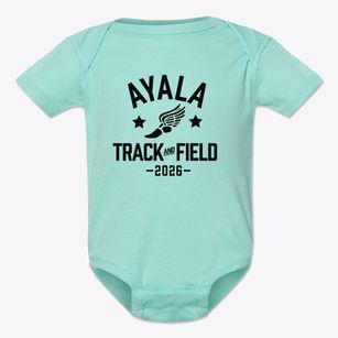 Ayala High School Track and Field Baby Onesie