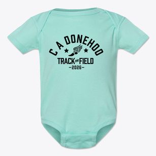 C A Donehoo Elementary Magnet School Track and Field Baby Onesie