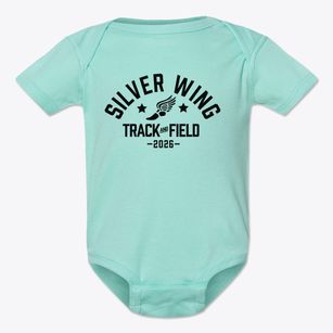 Silver Wing Elementary School Track and Field Baby Onesie
