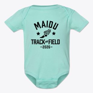 Maidu School Track and Field Baby Onesie