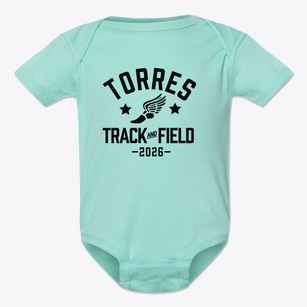 Esteban E. Torres High School Track and Field Baby Onesie