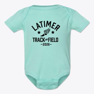 Latimer Elementary School Track and Field Baby Onesie