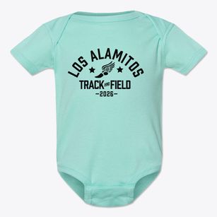 Los Alamitos Elementary School Track and Field Baby Onesie