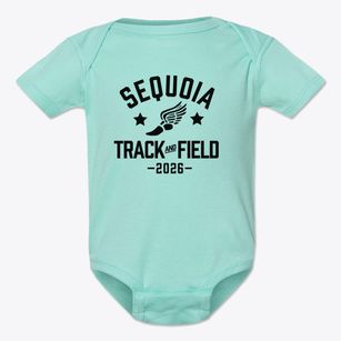 Sequoia High School Track and Field Baby Onesie