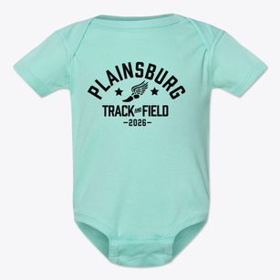 Plainsburg Elementary School Track and Field Baby Onesie