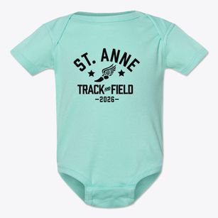 Saint Anne School Track and Field Baby Onesie