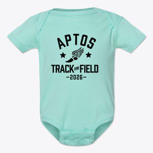 Aptos Middle School Track and Field Baby Onesie