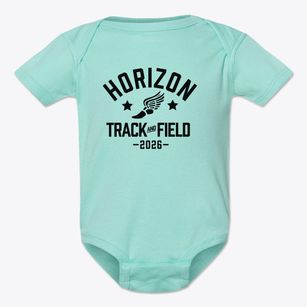 Horizon Community Middle School Track and Field Baby Onesie