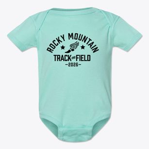 Rocky Mountain Academy Of Evergreen Track and Field Baby Onesie