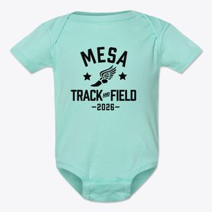 Mesa Elementary School Track and Field Baby Onesie