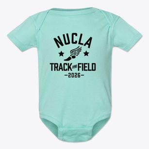 Nucla High School Track and Field Baby Onesie