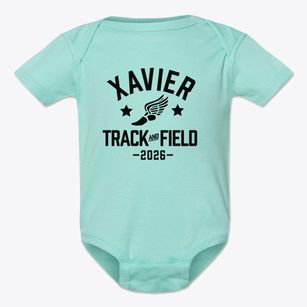Xavier High School Track and Field Baby Onesie