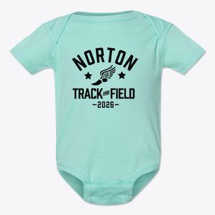 Norton Elementary School Track and Field Baby Onesie