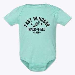 East Windsor Intermediate School Track and Field Baby Onesie