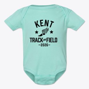 Kent School Track and Field Baby Onesie