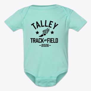 Talley Middle School Track and Field Baby Onesie