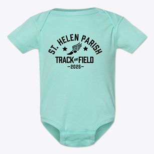 St Helen Parish Track and Field Baby Onesie
