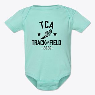 The Classical Academy Of Sarasota Track and Field Baby Onesie