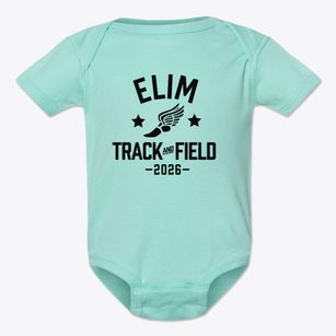 Elim Sda School Track and Field Baby Onesie