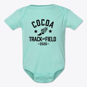 Cocoa Adventist School Track and Field Baby Onesie