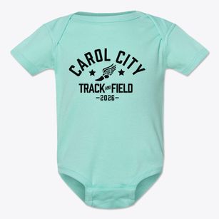 Carol City Middle School Track and Field Baby Onesie