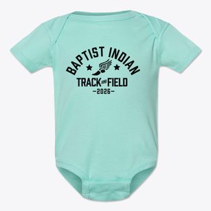 Baptist Indian Chapel School Track and Field Baby Onesie