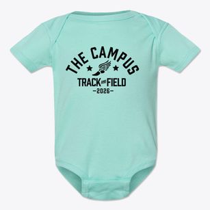 The Campus Academy Track and Field Baby Onesie