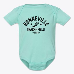 Bonneville High School Track and Field Baby Onesie