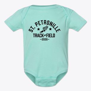St Petronille Parish Track and Field Baby Onesie