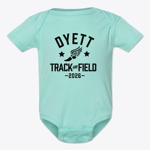 Dyett Academic Center Track and Field Baby Onesie