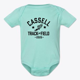 Cassell Elementary School Track and Field Baby Onesie